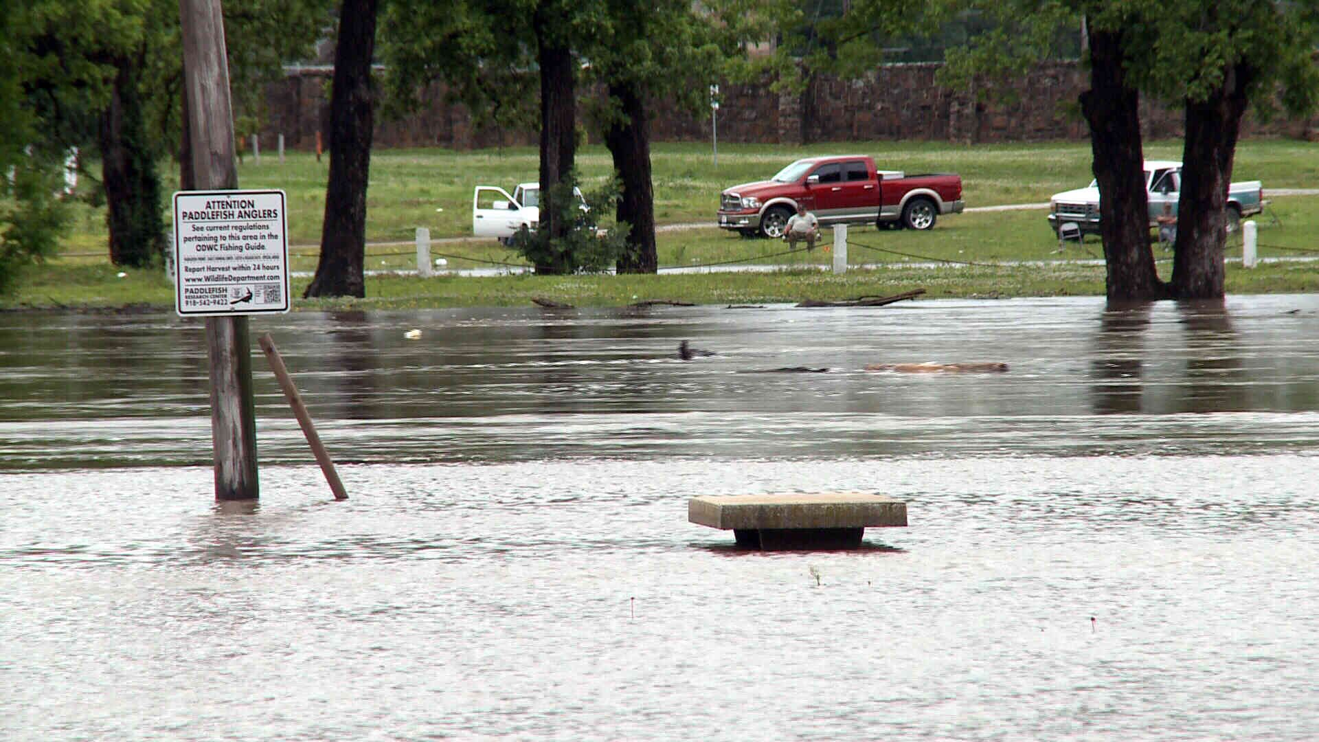 Neosho River Floods Miami's Riverview Park KOAM TV 7
